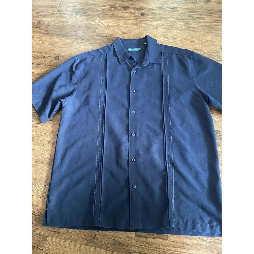 Cubavera Guayavera L Button-Down Shirt